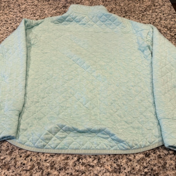 Vineyard Vines Women's Quilted Dreamcloth Shep Shirt Mint Blue - Small - Picture 4 of 7